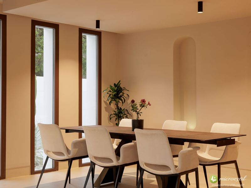 Living space · Real project · Microestil® system — microcement finish
