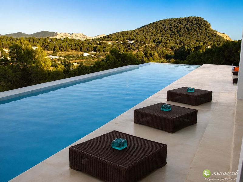 Outdoor & pools · Real project · Microestil® system — microcement finish